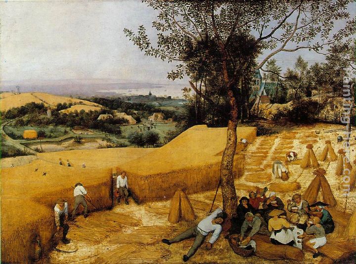 The Harvesters painting - Pieter the Elder Bruegel The Harvesters art painting